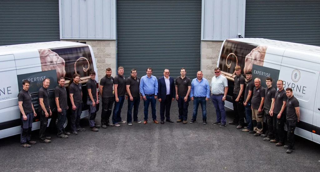 Byrne Custom Joinery Team Group photo