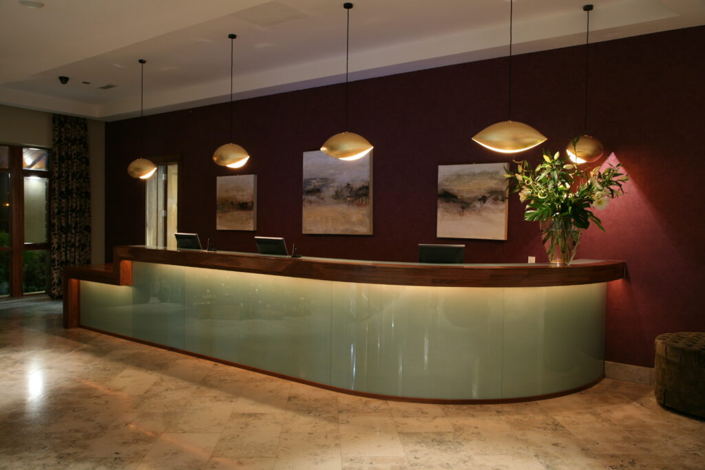 Fels Point Hotel Reception Desk by Byrne Custom Joinery